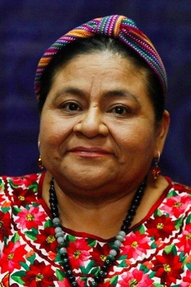 Rigoberta Menchú backdrop