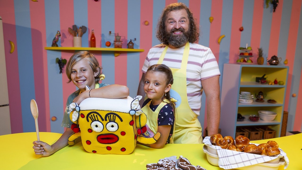 Fëmijët nga Fshati Me Zhurmë backdrop