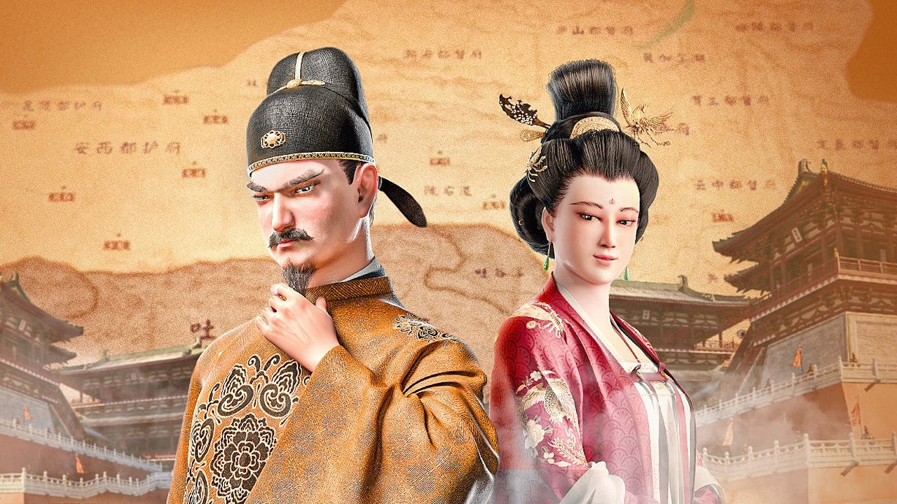 Mauzoleet Perandorake-Dinastia Tang backdrop