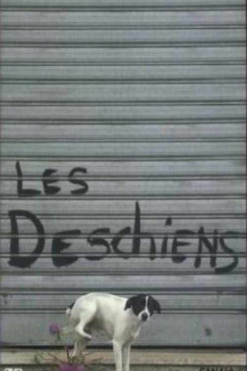 Les Deschiens translates to "Qentë e Deschien" in Albanian poster