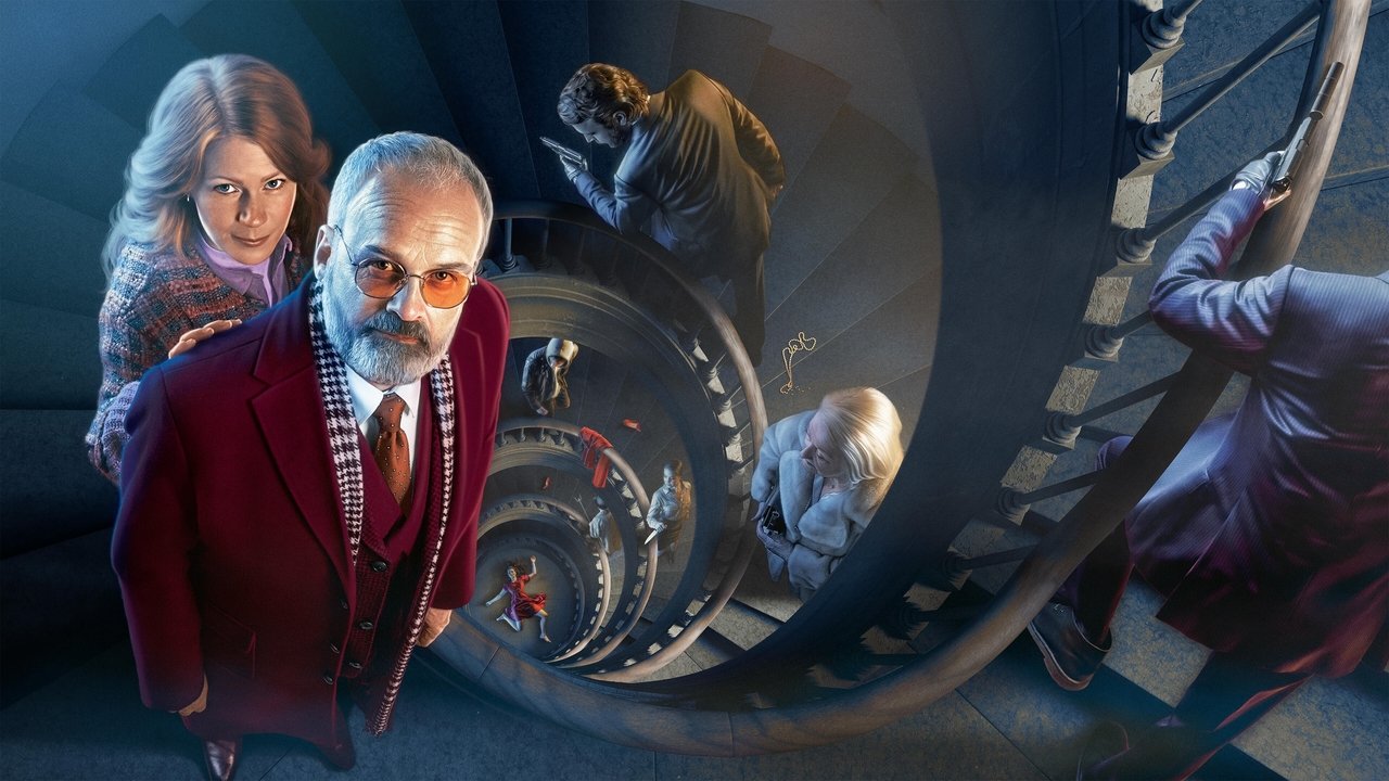 Hjerson i Agatha Christie backdrop