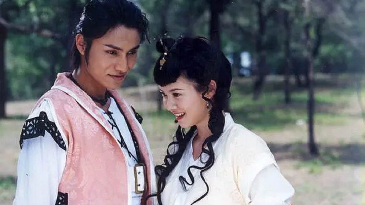 The Golden Warrior And Princess backdrop