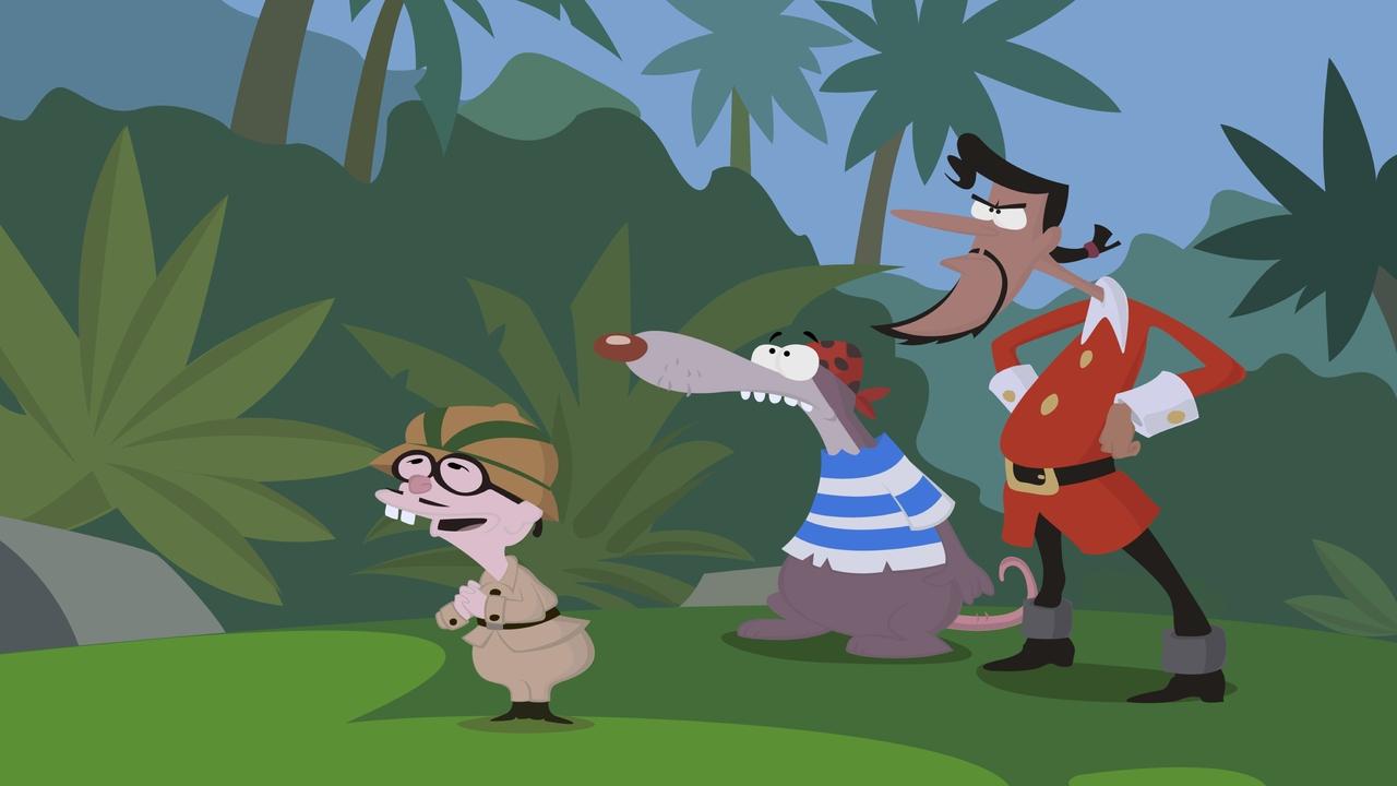 Jack i Çmendur Pirati backdrop