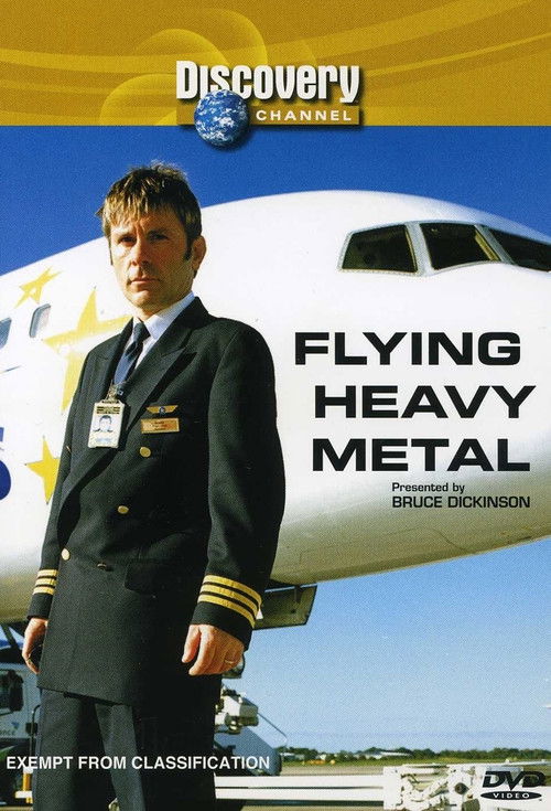 Flying Heavy Metal can be translated to Albanian as Metali i rëndë fluturues poster