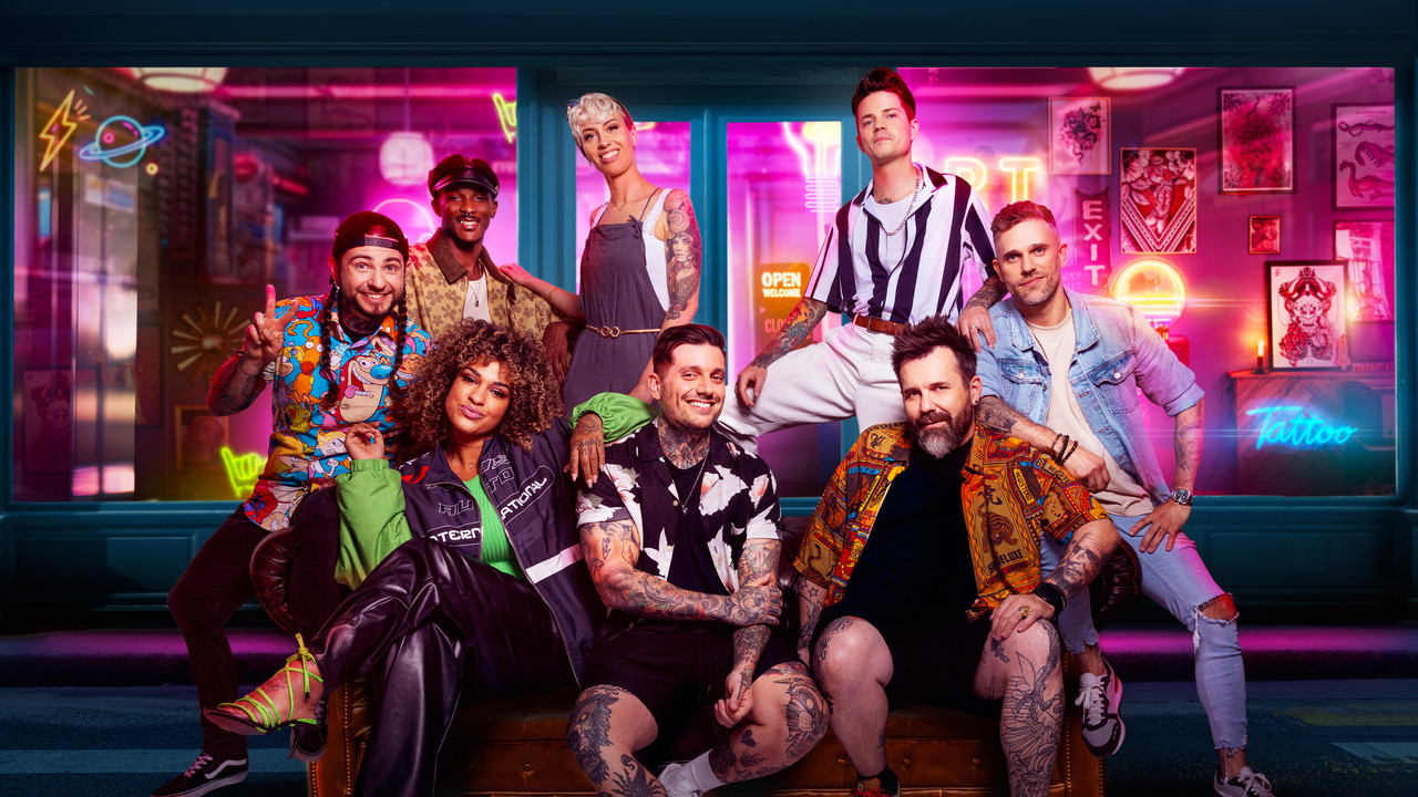 Mbulesa e tatuazheve shpëtimtarët e tatuazheve backdrop