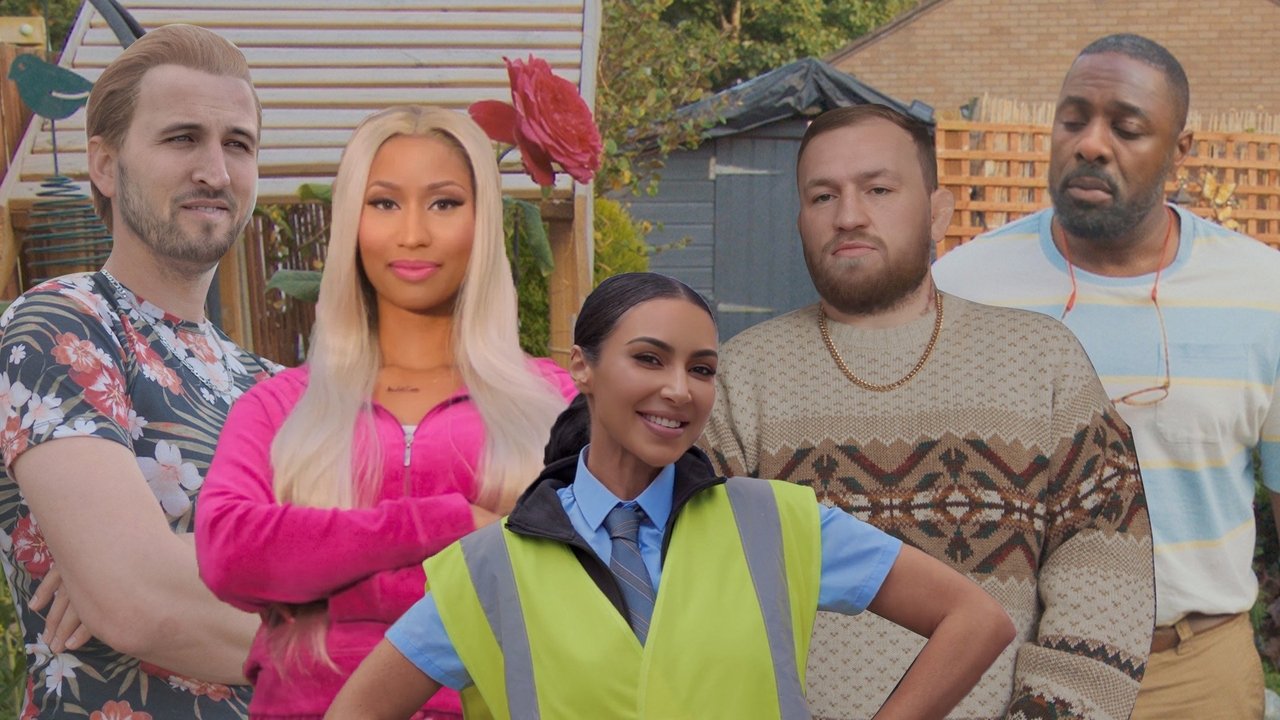 Luftërat e Fqinjëve me Deep Fake backdrop