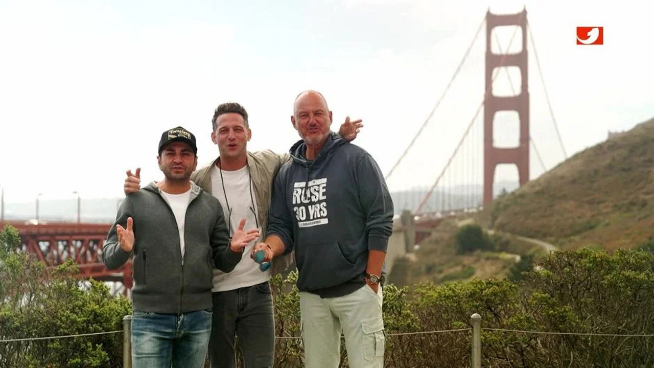 Udhëtim në Amerikë - Tre kuzhinierë të shkëlqyer në katër rrota backdrop