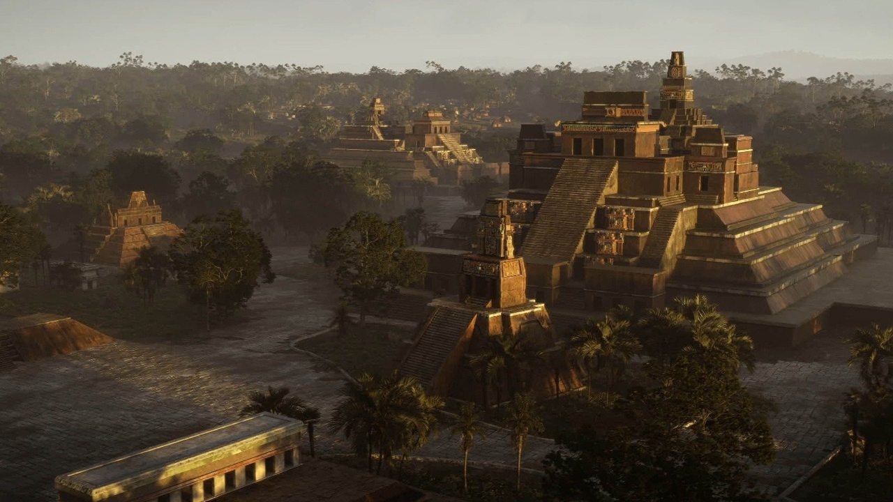 Rritja dhe Rënia e Maya-s backdrop