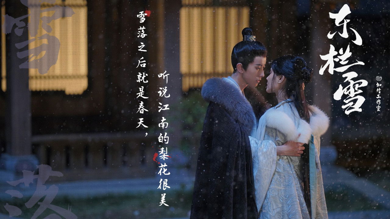 Dëbora mbi gardh backdrop