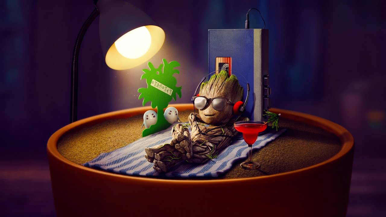 Unë Jam Groot backdrop