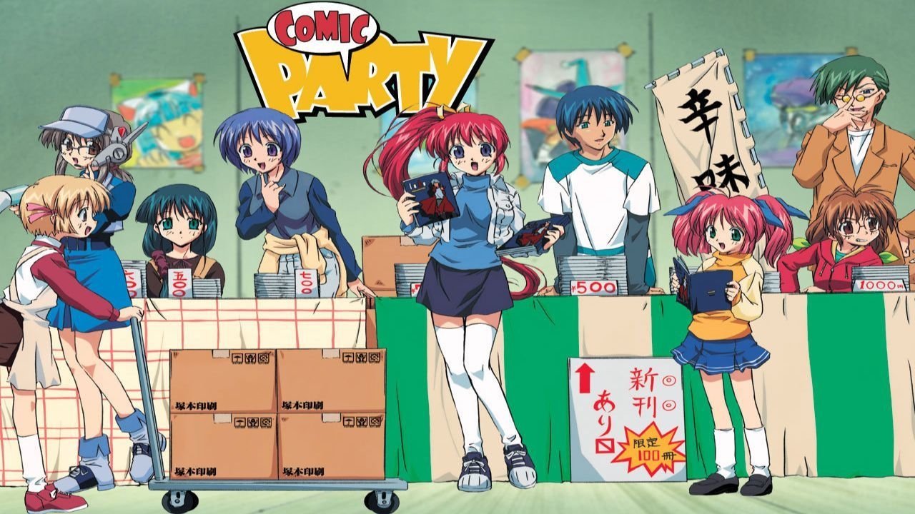 Partia Komike backdrop