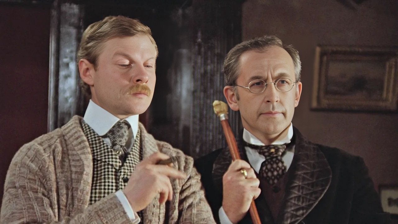 Aventurat e Sherlock Holmes dhe Dr. Watson backdrop