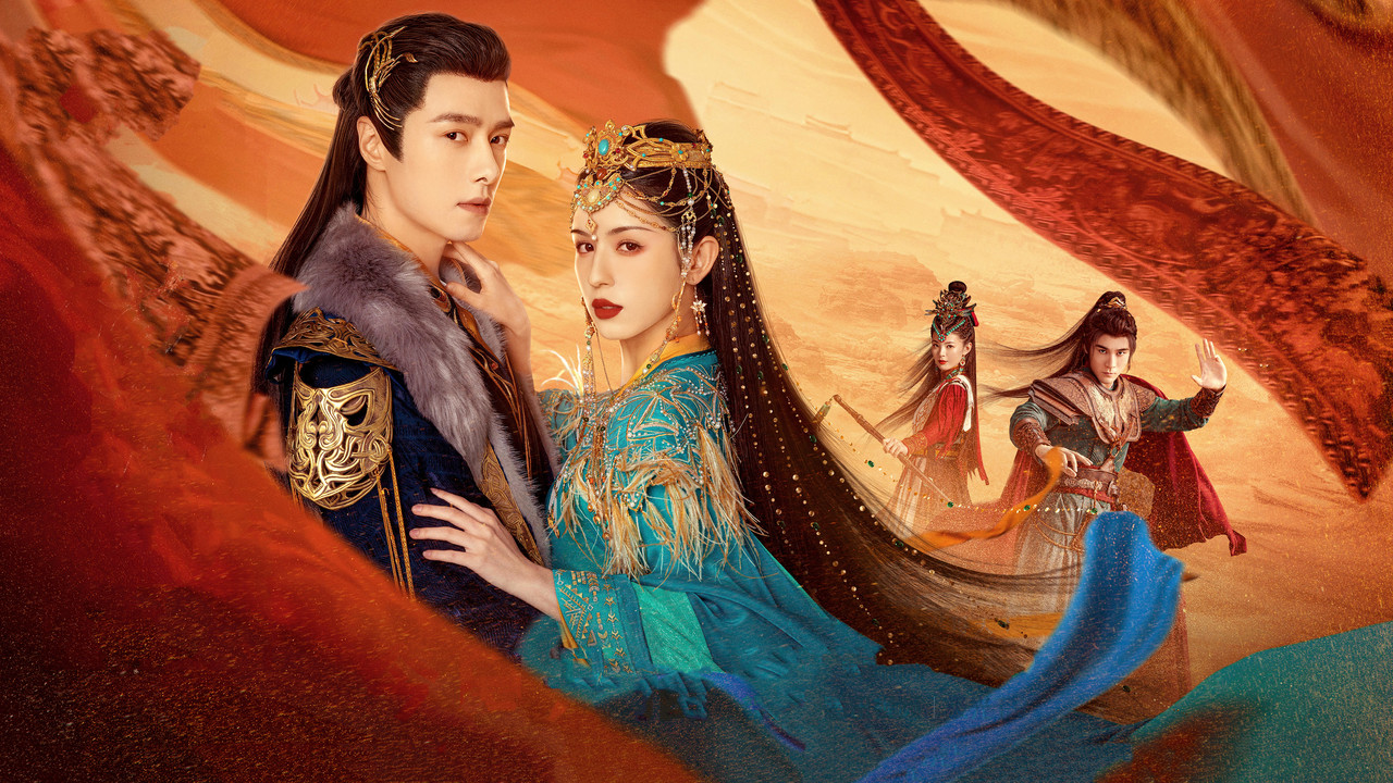 Dashuri në deert backdrop