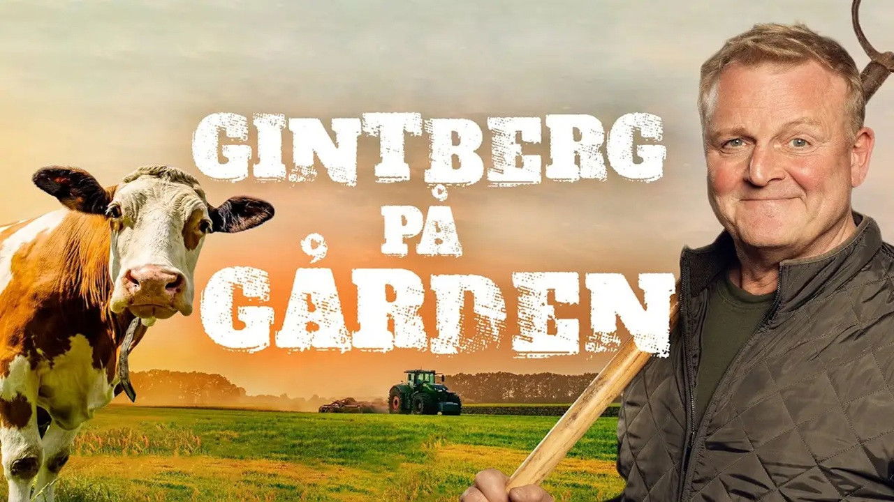 Gintberg në fermë backdrop