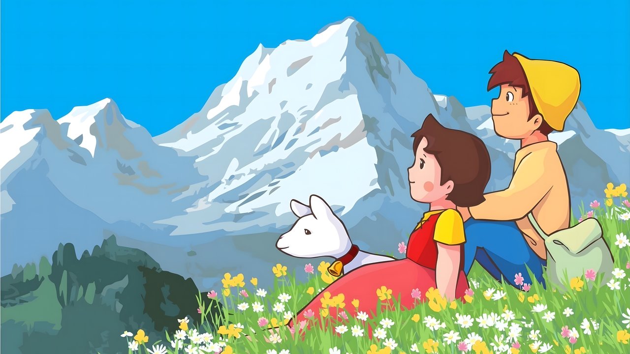 Heidi Vajza e Alpeve backdrop