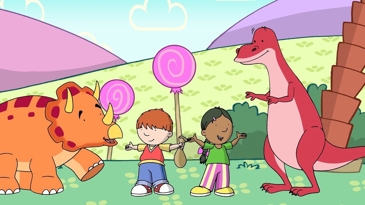 Harri dhe Gota e tij e Plotë me Dinosaurë backdrop