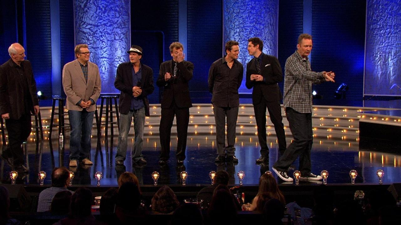 Improv-A-Ganza e Drew Carey-t backdrop