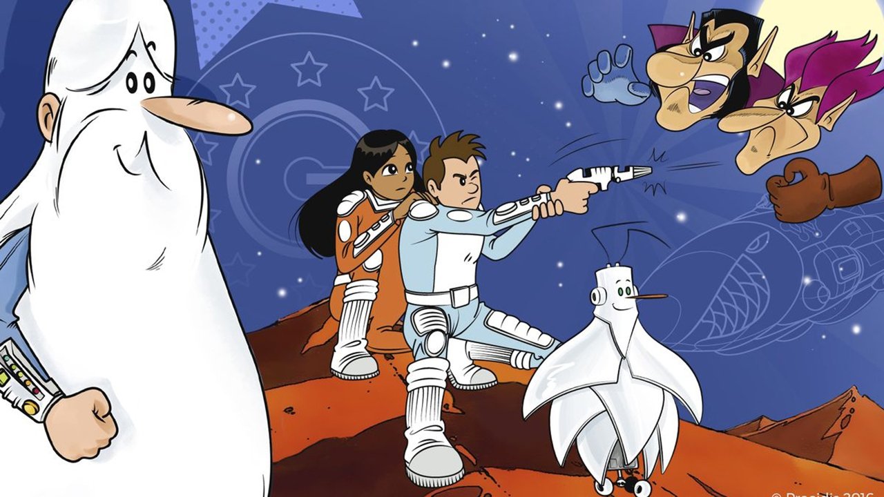 Një herë në hapësirë backdrop