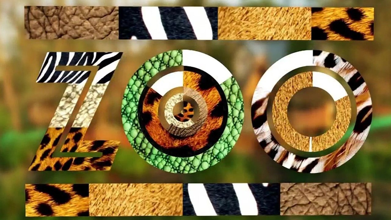 Një sezon në kopshtin zoologjik backdrop