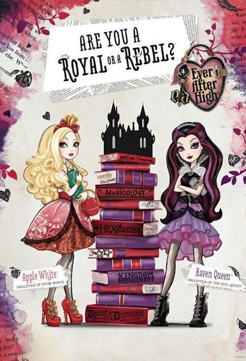 Ever After High translates to "Përjetësisht Pas Shkollës" in Albanian poster