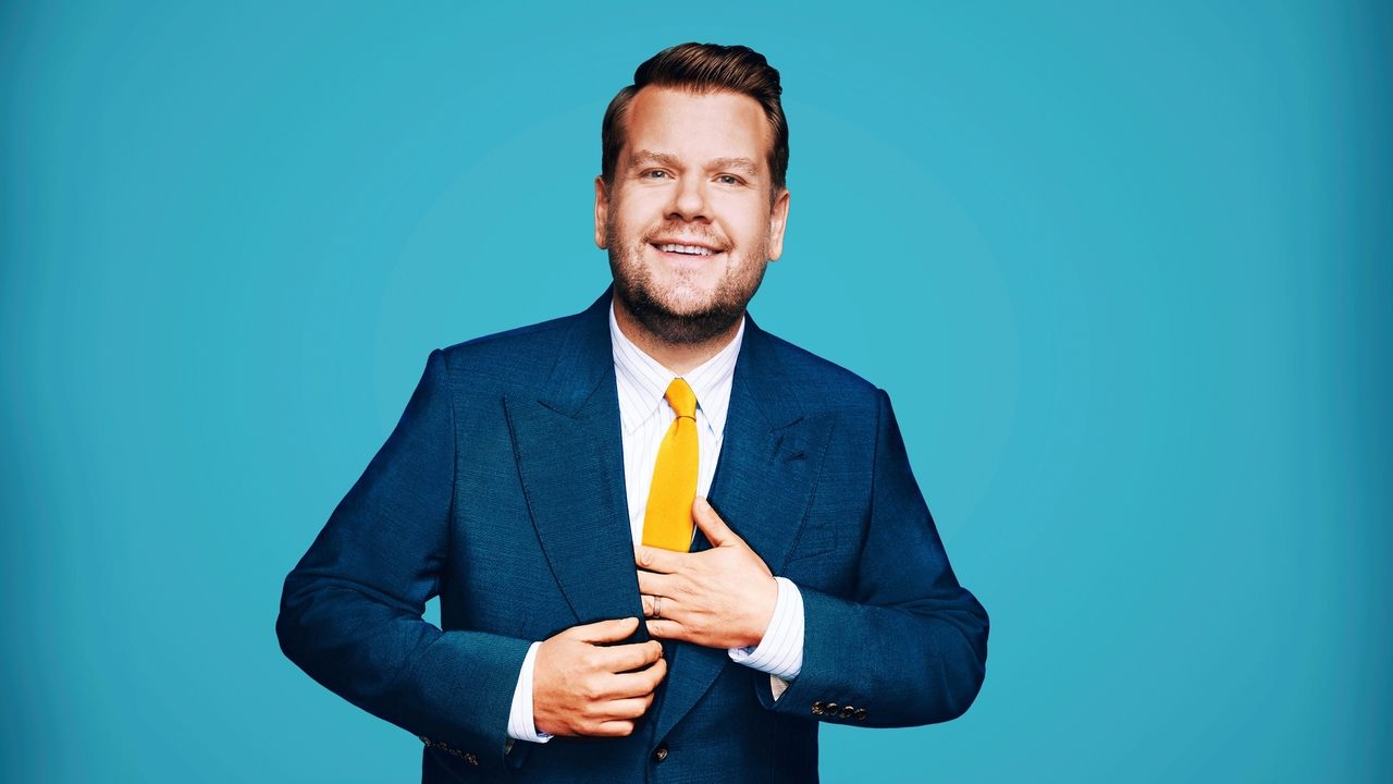 Shouja Vonë Me James Corden backdrop