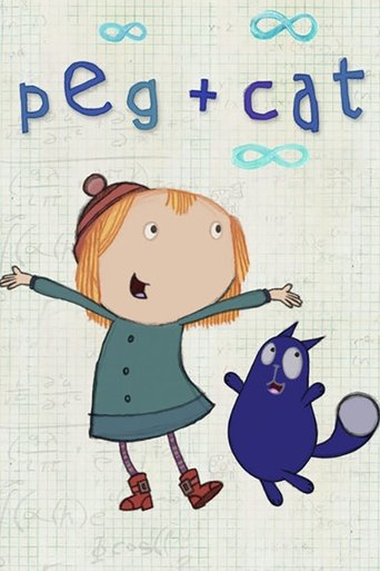Peg + Cat translates to "Peg + Macja" in Albanian