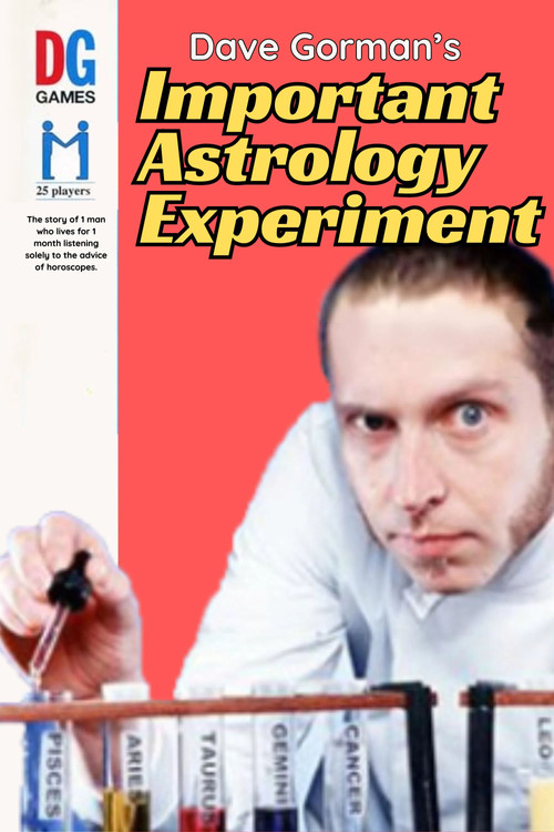 Eksperimenti i Rëndësishëm i Astrologjisë i Dave Gormanit poster
