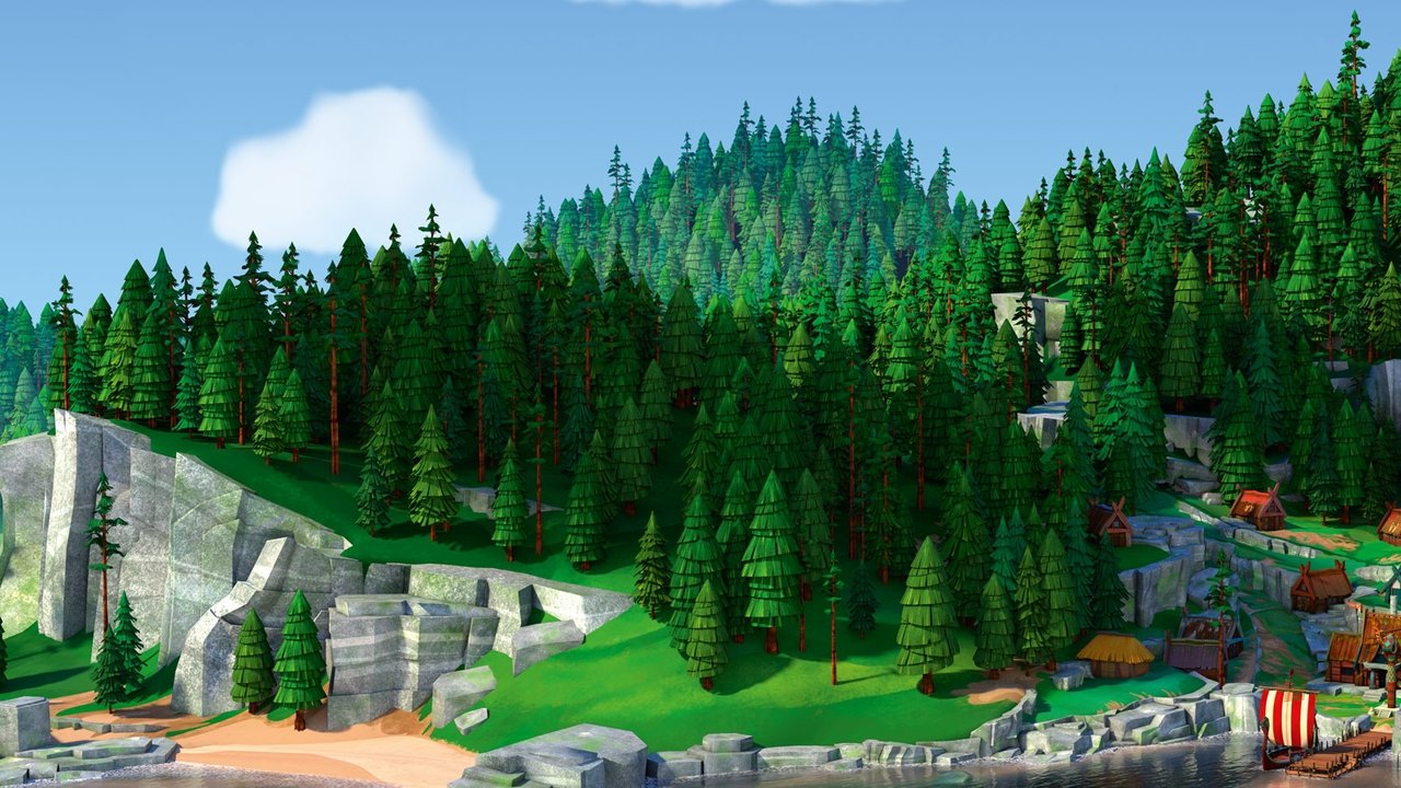 Wickie dhe burrat e fuqishëm backdrop