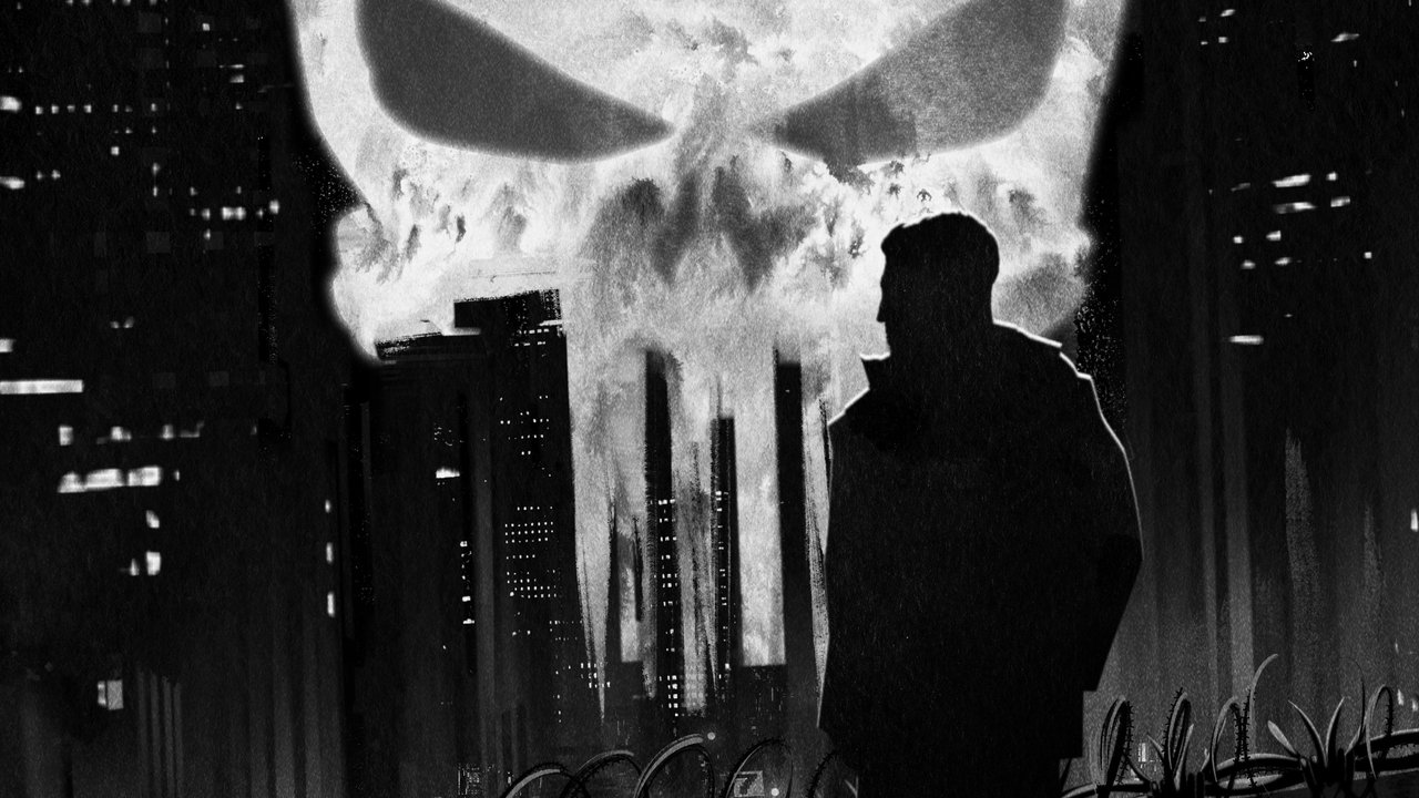 The Punisher i Marvelit backdrop