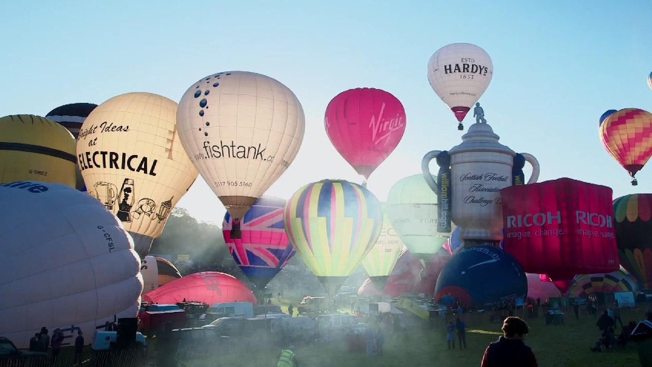 Skies Above Britain backdrop