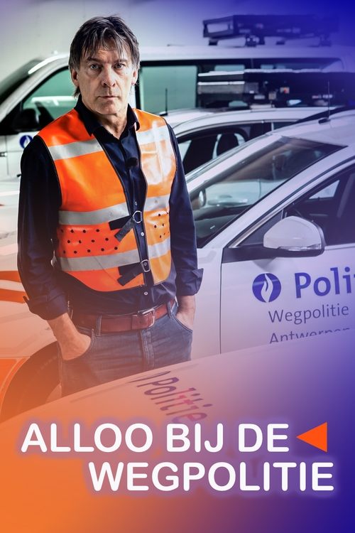 Alloo bij de Wegpolitie translates to "Alloo te Policia e Rrugës" in Albanian poster