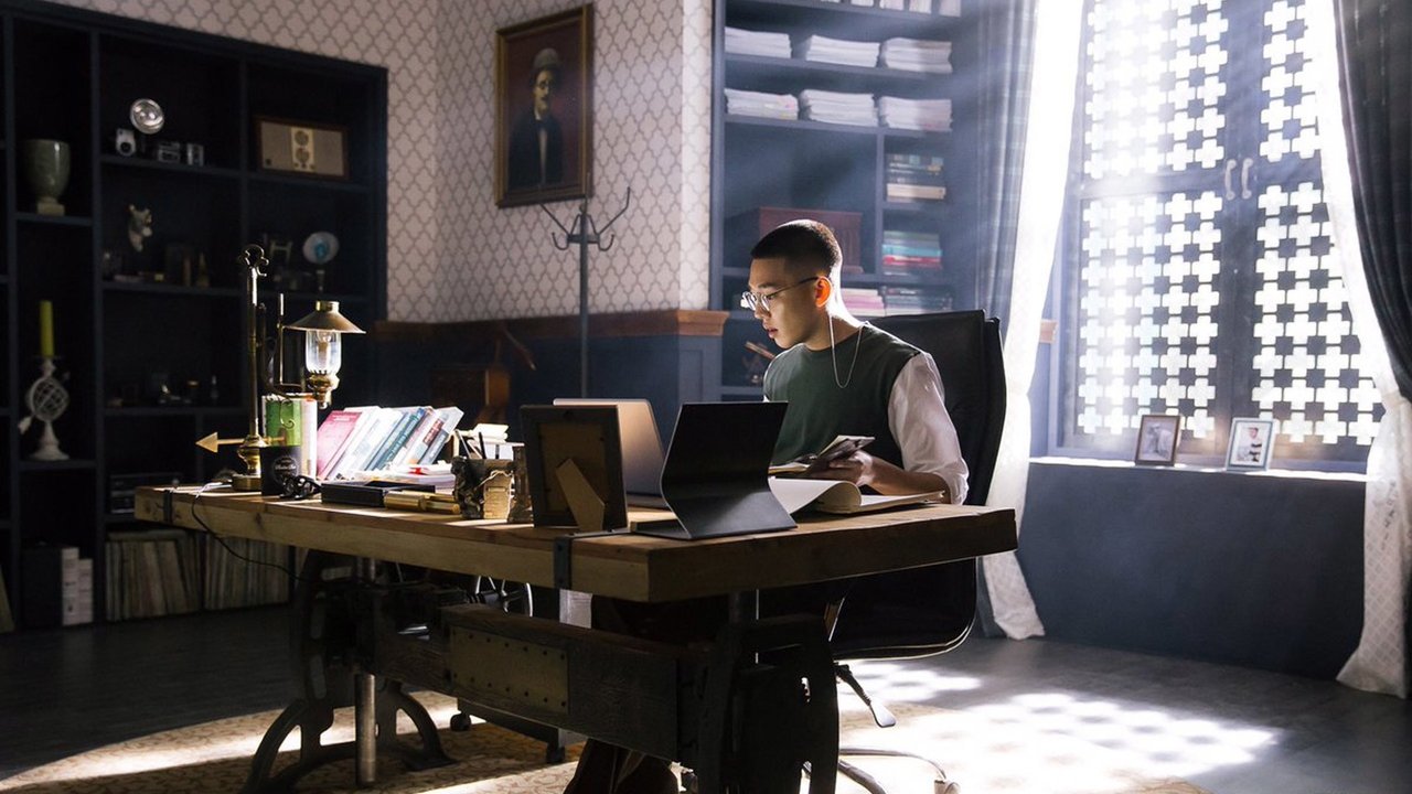 Shkrimtari i Çikagos backdrop