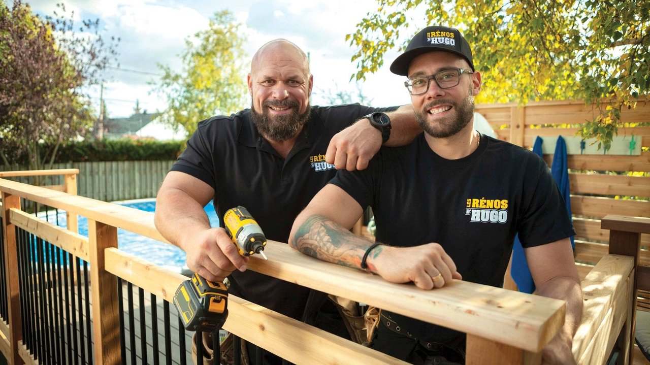 Les rénos d'Hugo can be translated to Albanian as Rinovimet e Hugo backdrop