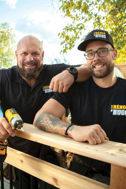 Les rénos d'Hugo can be translated to Albanian as Rinovimet e Hugo poster