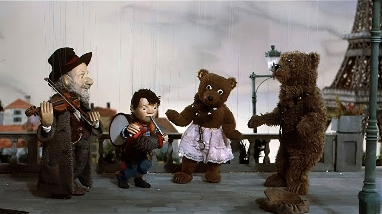 Augsburger Puppenkiste - Tregimi i arushave të vallëzimit backdrop