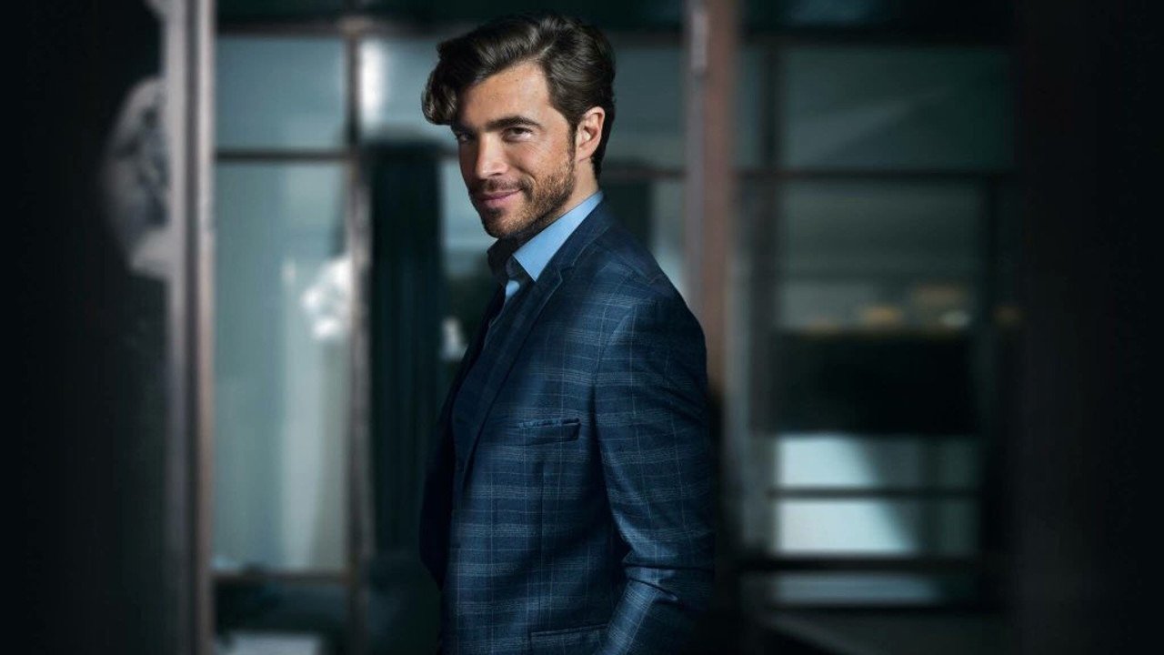 Rruga e gjatë në dunat backdrop