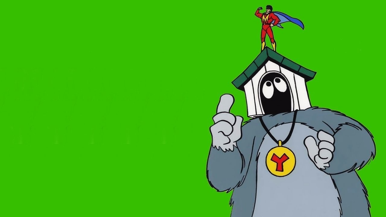 Njeriu i Fuqishëm dhe Yukk backdrop