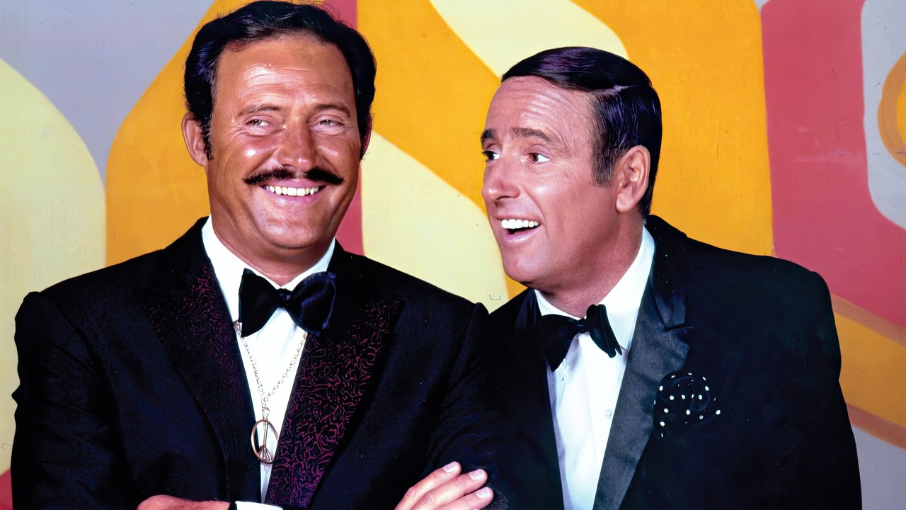 Rowan dhe Martin's Laugh-In backdrop